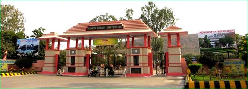 Bundelkhand University BU Jhansi Admission Courses Fees