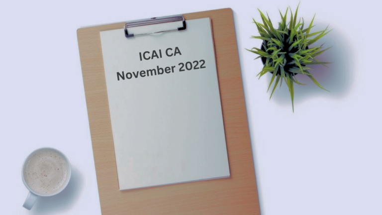 ICAI CA November 2022