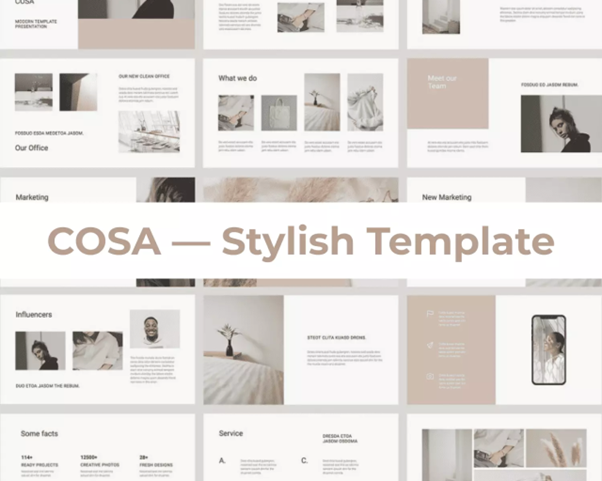 COSA - Keynote Style Template