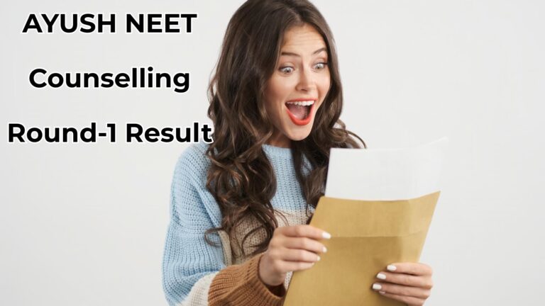 AYUSH NEET Counselling Result