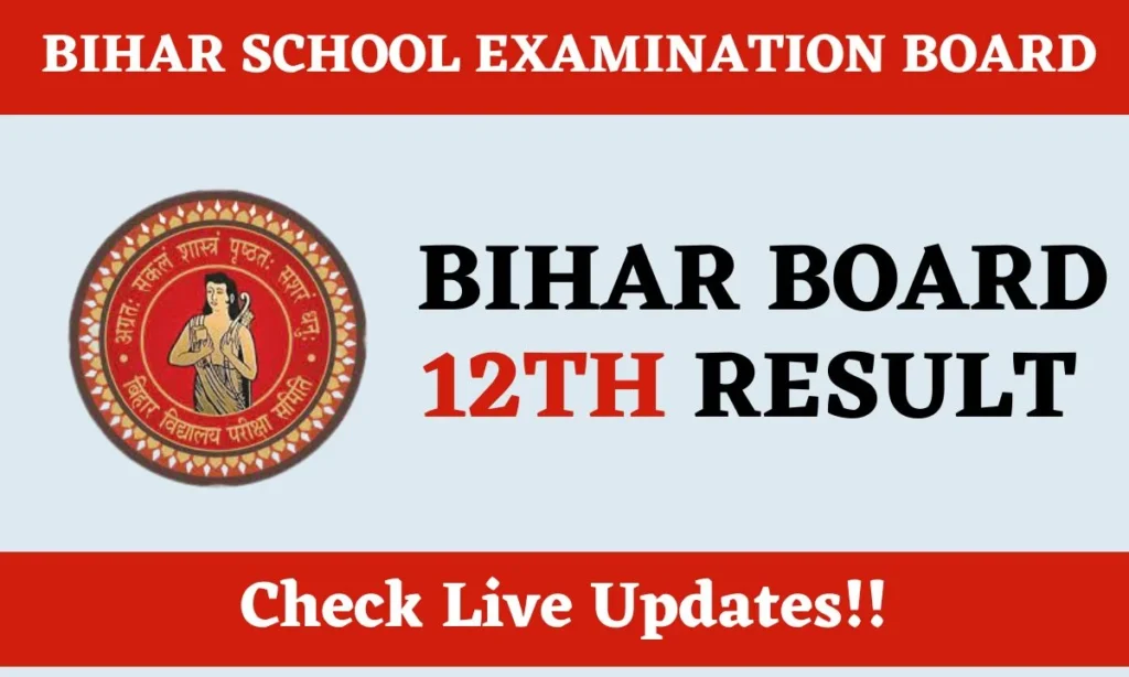 BSEB Class 12th Result 2024 Live